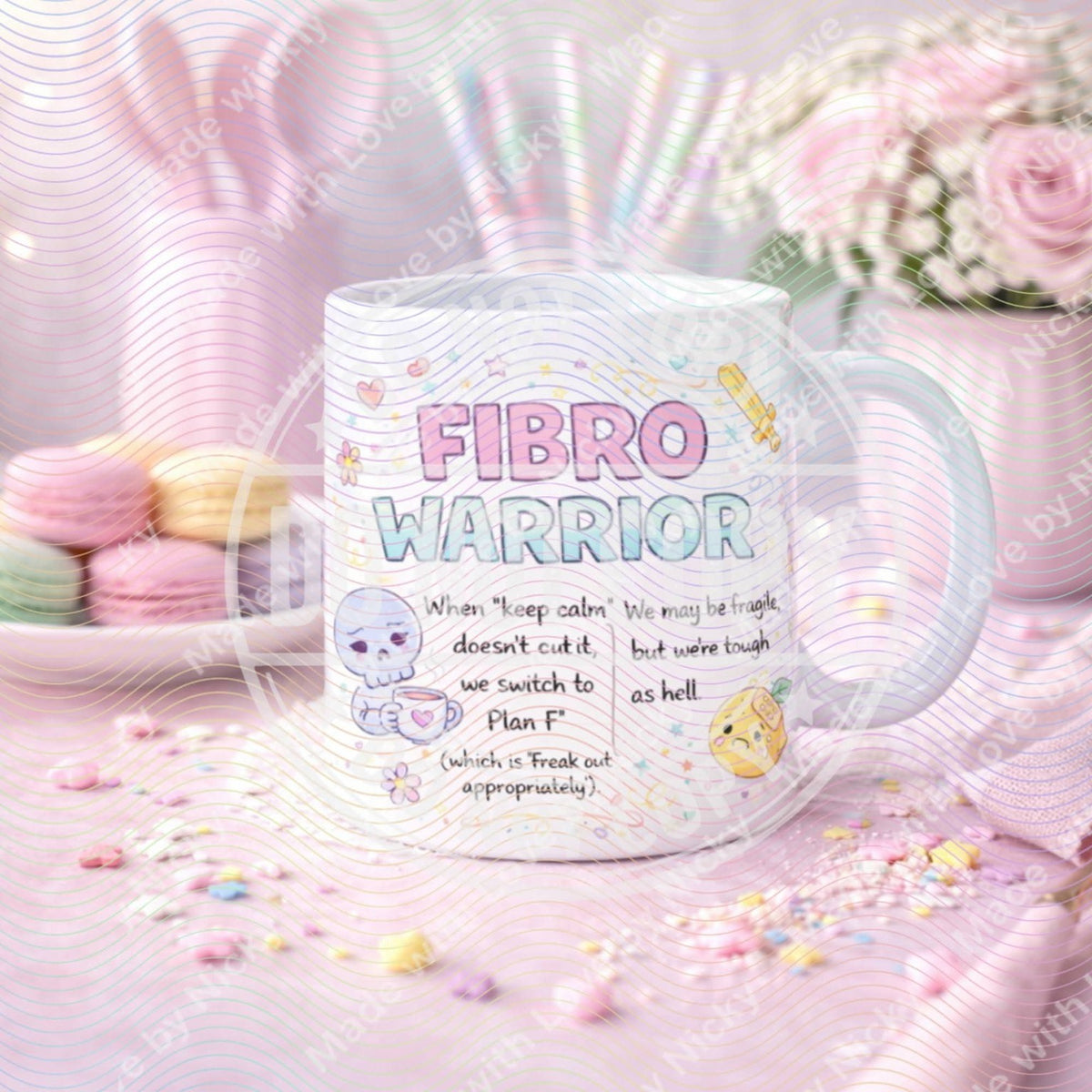 Fibro Warrior Mugs | Fibromyalgia Awareness | 10 Designs