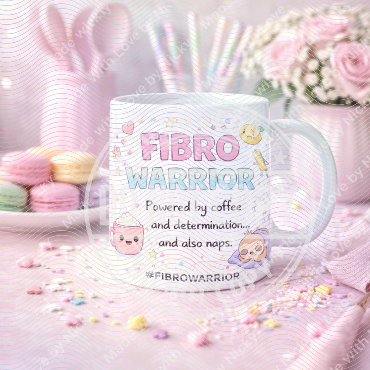 Fibro Warrior Mugs | Fibromyalgia Awareness | 10 Designs