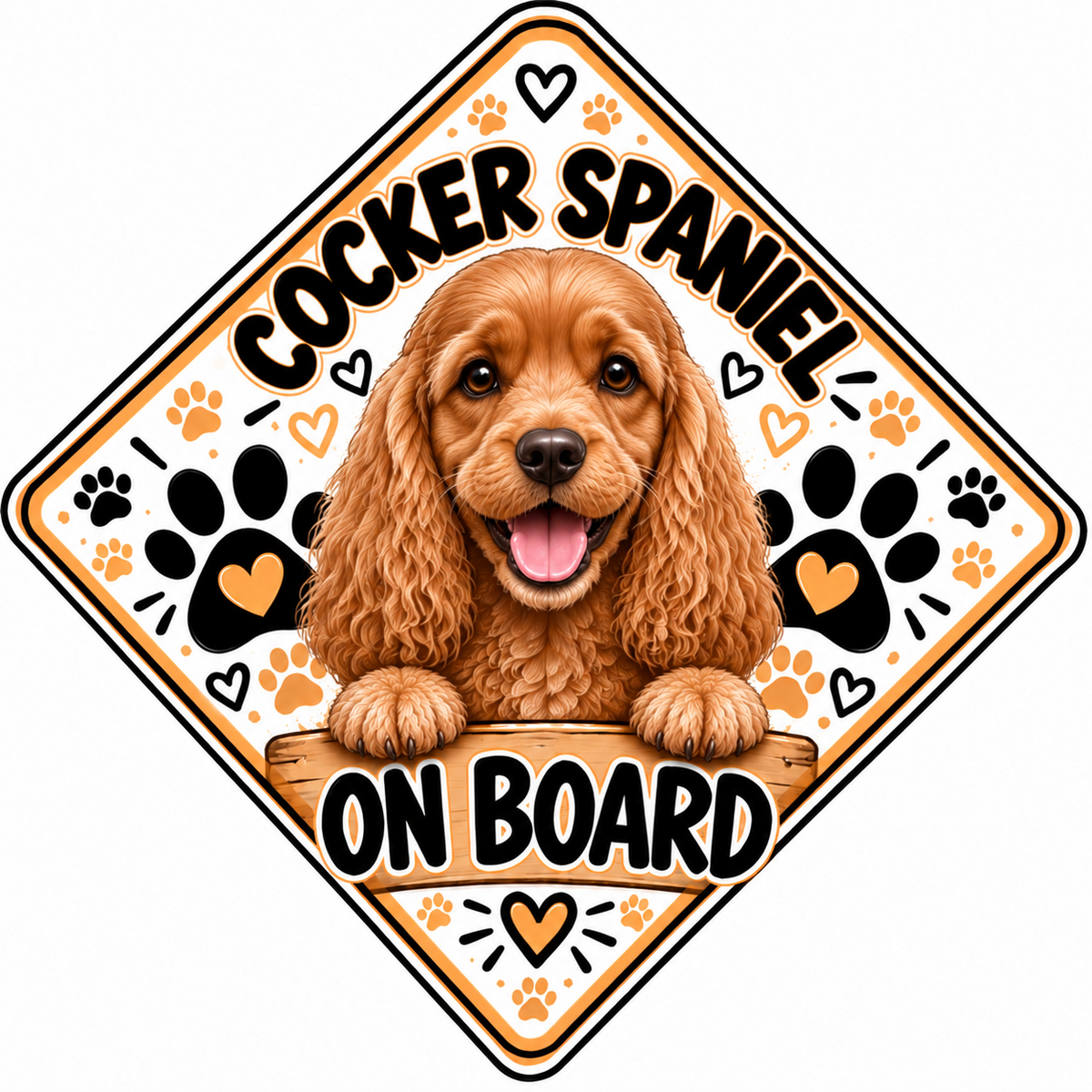 Cocker Spaniel On Board