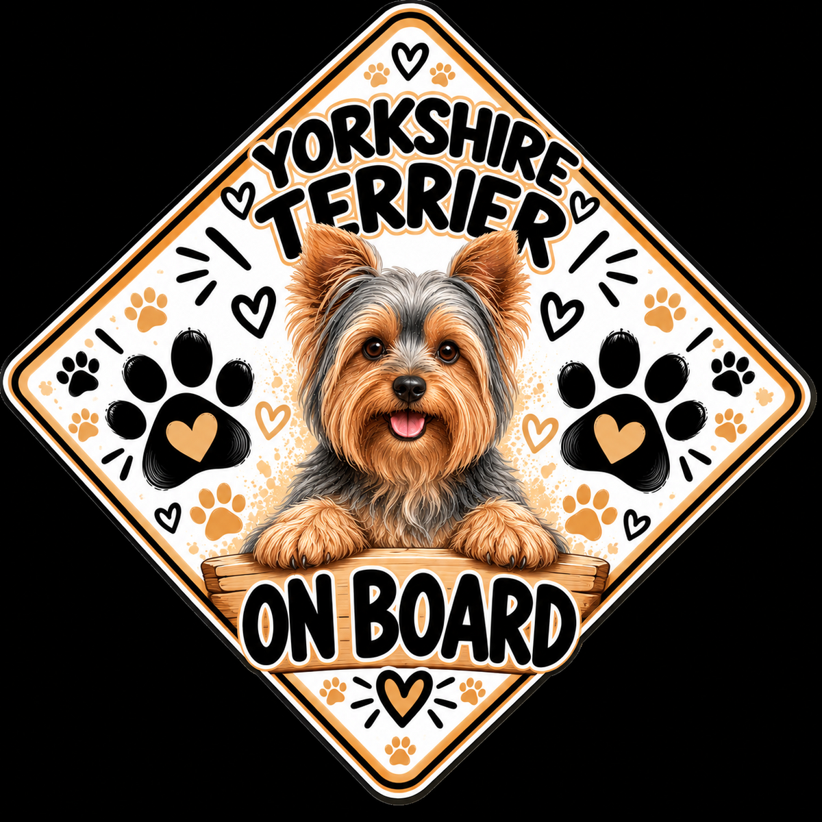 Yorkshire Terrier On Board