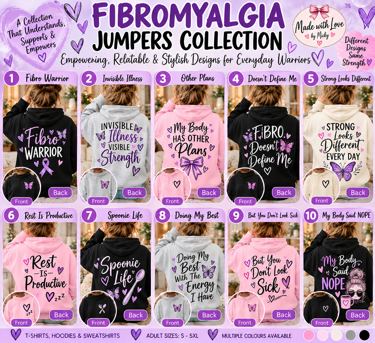 Master catalogue - Fibromyalgia Jumpers Collection