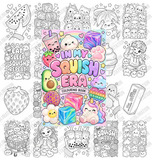 Squishy Era Colouring Book