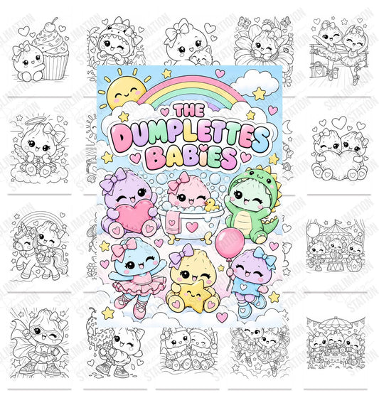 The Dumplettes Babies Colouring Book