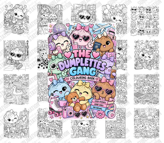 Dumplettes Colouring Book Bundle | Gang Adventures and Fun